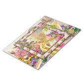 Bloc-note Aquarelle Florale Arbre d'or Arbre d'or Abstrait (Incliné)