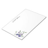 Bloc-note Aquarelle florale moderne et moderne violet (Incliné)