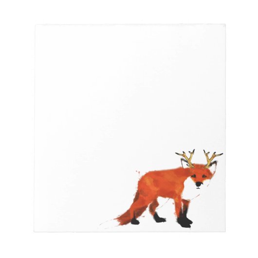 Bloc-note Aquarelle Fox (Devant)