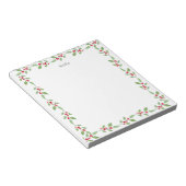 Bloc-note Aquarelle Holly Garland (Incliné)