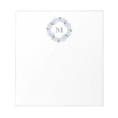 Bloc-note Aquarelle Hydrangeas Wreath (Devant)