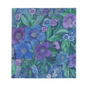 Bloc-note Aquarelle, jardin fleuri (Devant)