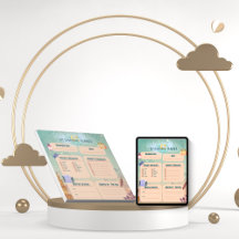 Aquarelle journalière Ramadan Activité Plannière