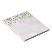 Bloc-note Aquarelle mignonne Daisy Floral Botanique Calligra (Incliné)