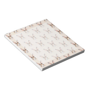 Bloc-note Aquarelle moderne mignonne Lapin de Pâques Motif v
