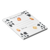 Bloc-note Aquarelle nuggets message capsule temps anniversai (Incliné)