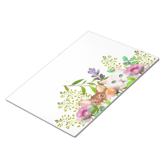 Bloc-note Aquarelle Peeking Cats (Incliné)