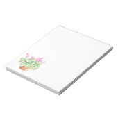 Bloc-note Aquarelle pointillée Cyclamen (Tourné)