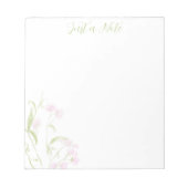 Bloc-note Aquarelle Pois doux (Devant)