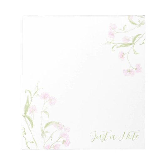 Bloc-note Aquarelle Pois doux (Devant)