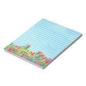 Bloc-note Aquarelle Pois doux Bleu (Tourné)