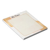 Bloc-note Aquarelle Rose Beige Bloc-note Mes notes (Incliné)
