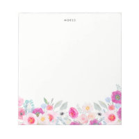 Aquarelle rose et pourpre Anémones Garland Floral