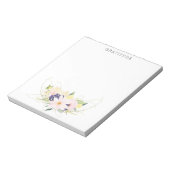 Bloc-note Aquarelle rose Floral Gratitude (Tourné)