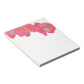 Bloc-note Aquarelle rose Orchidées (Incliné)