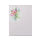 Bloc-note Aquarelle rose Rose sauvage Mini bouquet floral TY (Tourné)