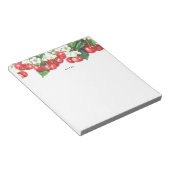 Bloc-note Aquarelle Rouge Cerises Branches Garland (Incliné)