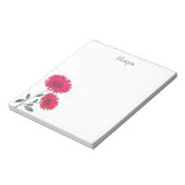 Bloc-note Aquarelle rouge, Stylo et Gerbes d'encre (Tourné)