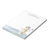 Bloc-note Aquarelle Snowman Du Bureau De (Tourné)