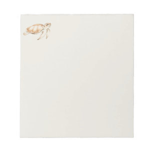 Bloc-note Aquarelle Tortue de mer Océan Animal Nature Art