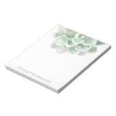 Bloc-note Aquarelle verte simple et élégante (Tourné)