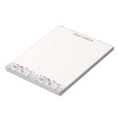 Bloc-note Aquarelle violet Fleur sauvage Meadow (Tourné)