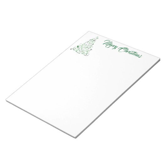 Bloc-note Arborescence de Noël (Incliné)