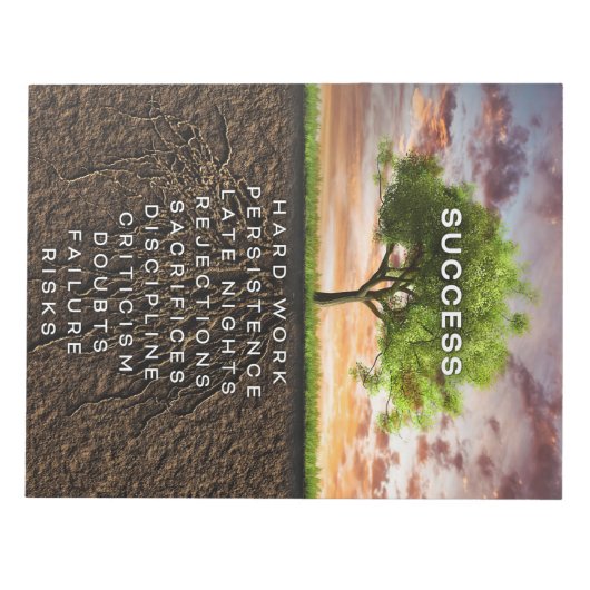 Bloc-note Arborescence de succès (Devant)