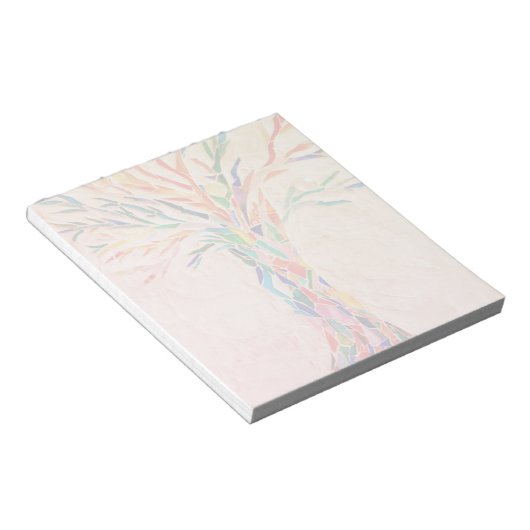 Bloc-note Arbre arc-en-ciel  (Incliné)