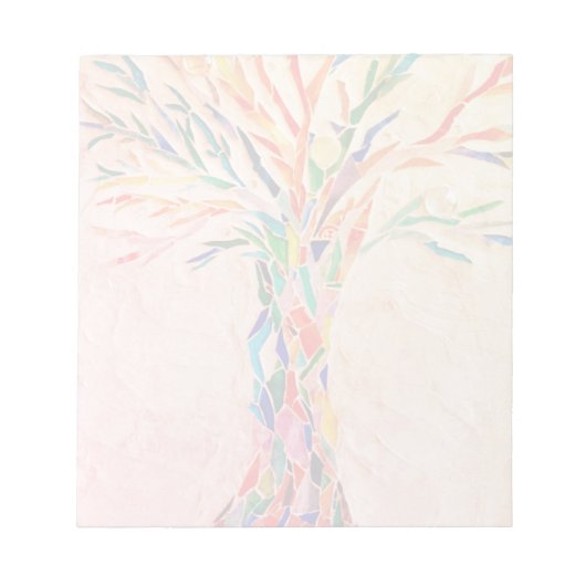 Bloc-note Arbre arc-en-ciel  (Devant)