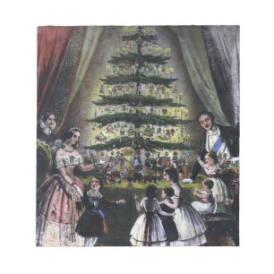 Bloc-note Arbre de Noël de la reine Victoria