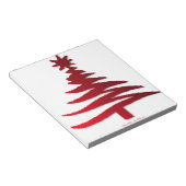 Bloc-note Arbre de Noël Rouge (Incliné)