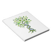 Bloc-note Arbre de vie génétique de l'ADN Environnement de b (Incliné)