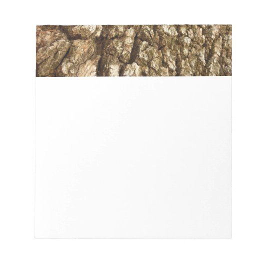 Bloc-note Arbre écorce II Conception texturée naturelle (Devant)