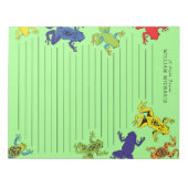 Bloc-note Arbre grenouilles Cute Kid's Personal Stationner B (Devant)