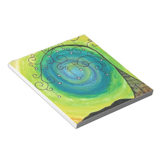 Bloc-note Arbre lunaire (Incliné)