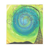 Bloc-note Arbre lunaire (Devant)