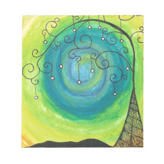 Bloc-note Arbre lunaire