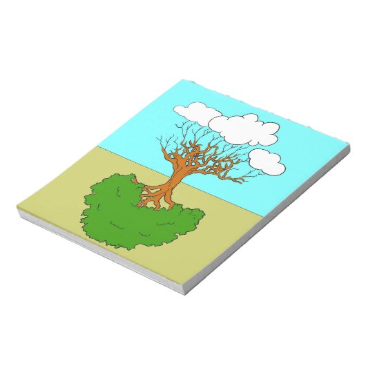Bloc-note arbre renversé (Tourné)