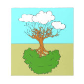 Bloc-note arbre renversé (Devant)