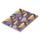 Bloc-note arbres de Noël pourpres (Tourné)