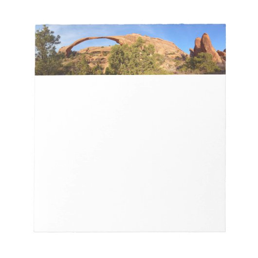 Bloc-note Arc de paysage au parc national des Arches (Devant)