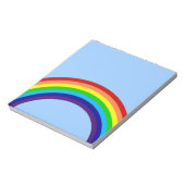Bloc-note arc-en-ciel coloré (Tourné)