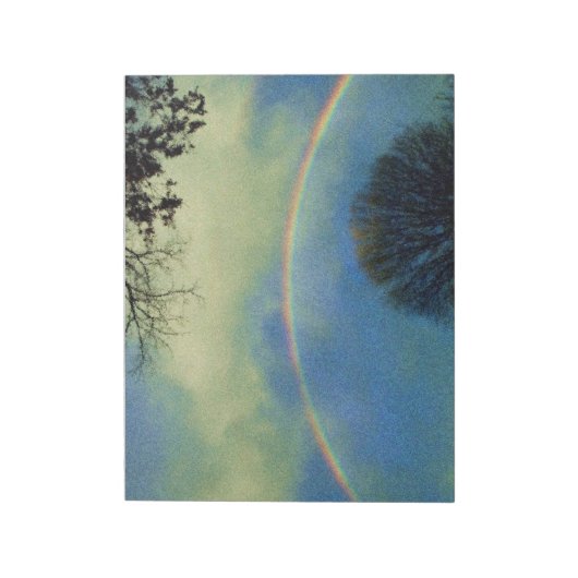 Bloc-note Arc-en-ciel complet en style Seurat (Tourné)