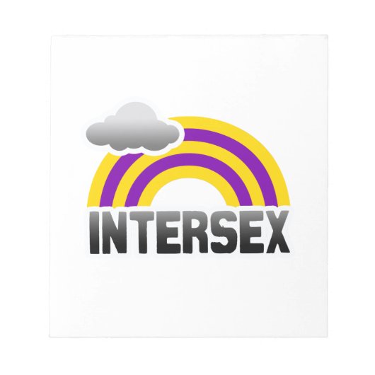 BLOC-NOTE ARC-EN-CIEL INTERSEXE (Devant)