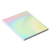 Bloc-note Arc-en-ciel pastel de couleur (Incliné)