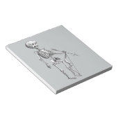 Bloc-note Archer squelette vintage (Incliné)