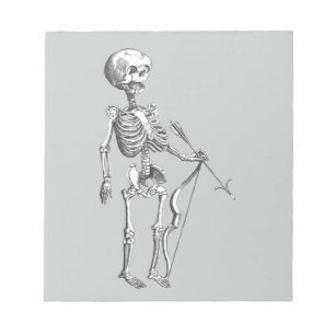 Bloc-note Archer squelette vintage