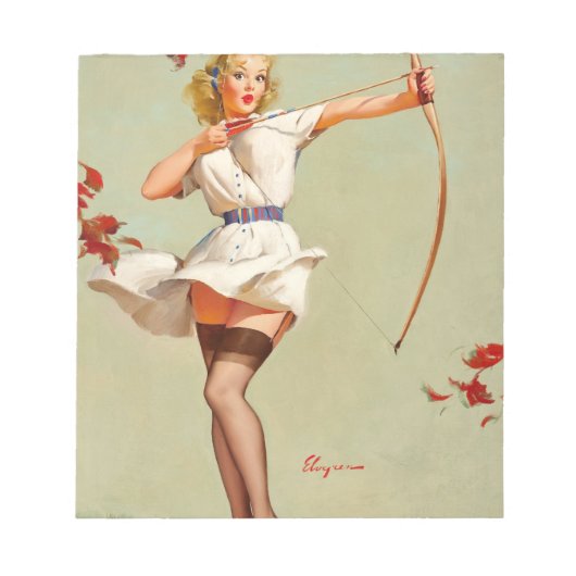 Bloc-note Archery Pin-up (Devant)