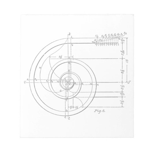 Bloc-note Architecture vintage (Devant)